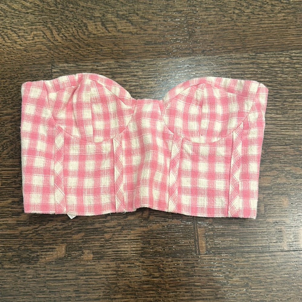 Zara pink tube top